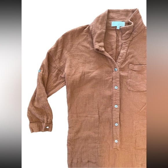 PINCH romper in orange copper color size large - Picture 3 of 4